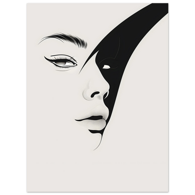 Hochwertiger Kunstdruck Frauen Porträt, zeitlose Fotografie als Poster für moderne Wohnkonzepte. Jetzt günstig online sichern!